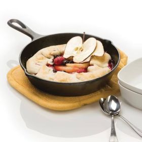 8-inch Pre-Seasoned Cast Iron Skillet Frying Pan with Pour Spouts Made in USA 8-inch Pre-Seasoned Cast Iron Skillet Frying Pan with Pour Spouts Made in USA
