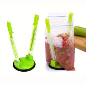 1pc; Baggy Rack Holder For Food Prep Bag; Plastic Freezer Bag; Ziplock Bag Holder Stand; Meal Planning Prep Bag Holders 1pc; Baggy Rack Holder For Food Prep Bag; Plastic Freezer Bag; Ziplock Bag Holder Stand; Meal Planning Prep Bag Holders